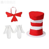 2023 new St. Jesuss Dr. Susis birthday party hat cosplay factory acting with red and white stripe high hat