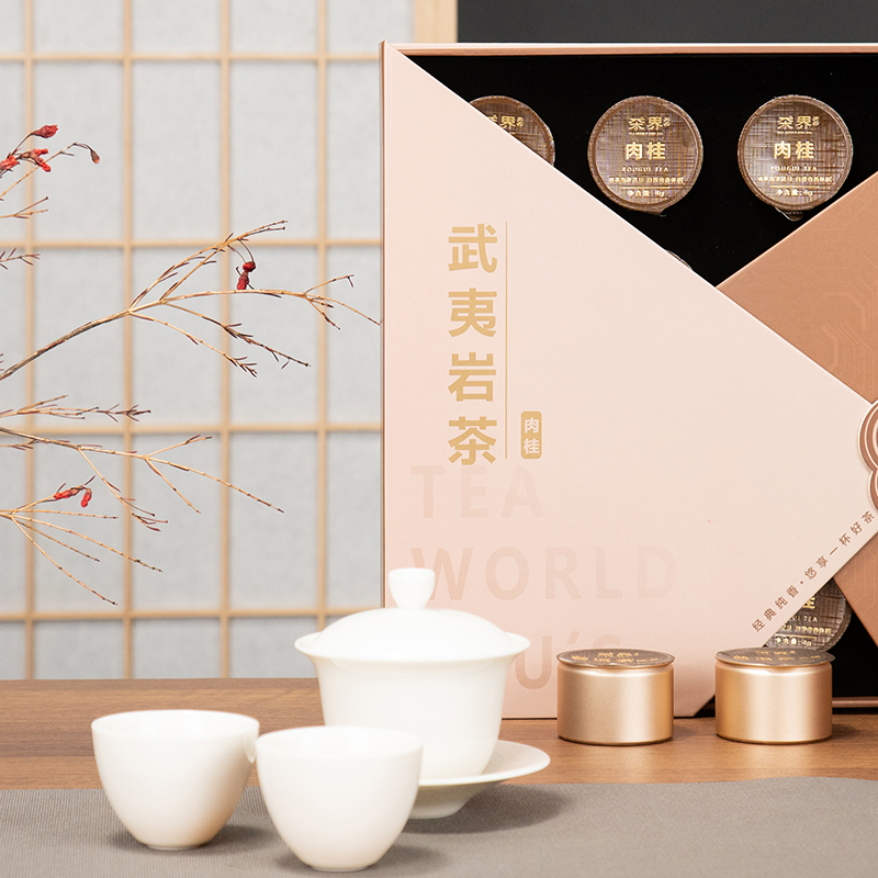 Tea Cinnamon Tea Special grade authentic rock tea high-grade Wuyi Shanyan tea big red robe tea gift box to send people