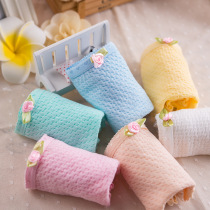 5-pack panties for women pure cotton low waist bubble cotton bamboo charcoal solid color 100%cotton fabric sexy pants for women