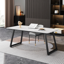 Nordic computer desk Desktop home bedroom light luxury study writing desk Modern simple rectangular office desk