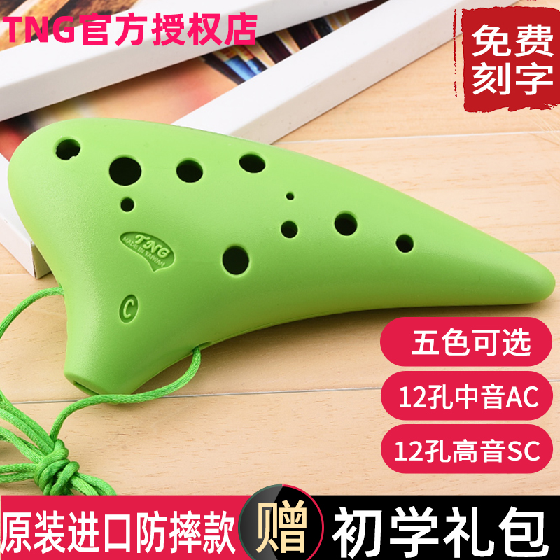 TNG Tao flute 12 holes Plastic in Tone C Beginner Students Introductory twelve Contreble AC Class Teaching Teaching Materials