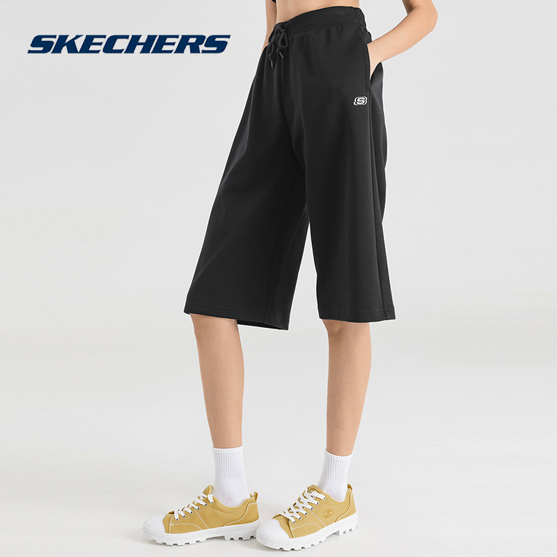 Skechers Skech Trousers Seven Softs Summer New Woman Large Broad Leg Pants Leisure Pants