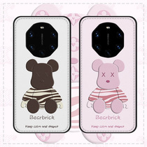 Huawei mate40rs mobile phone case Porsche 40RS protective set mate30rs leather jacket violent bear cartoon 20rs limited edition ultra thin 10 housing tide high-end mechanical bears men and women