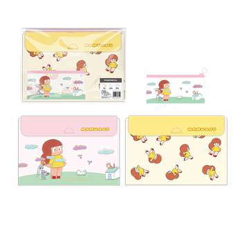 Morning light mangmu ann joint information bag set pulling bag