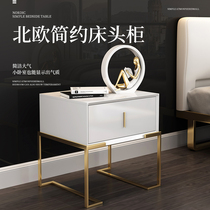 Nordic light luxury bedside cabinet lockers modern simple creative side cabinet small house Cabinet