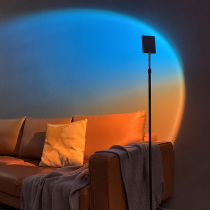 Dawn sunset light breaking dawn light floor lamp Net red ktv bar coffee clothing store atmosphere decoration light wall washer light