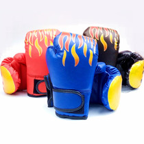 Childrens boxing gloves boys half-finger boxing gloves adult Sanda training thickened fighting sandbag protection