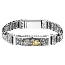 Hot selling national trend new product to attract wealth and treasure Pixiu Lulutong bracelet mens transfer beads ins trend