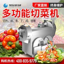 Xuzhong vegetable cutting machine Commercial automatic multi-function cutting potato radish wire cutting Traditional Chinese medicine machinery Cutting leaf stem machine