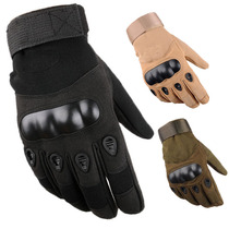 Military fan tactical gloves Mens half-finger wear-resistant special forces combat breathable anti-cut non-slip fitness mountaineering riding gloves