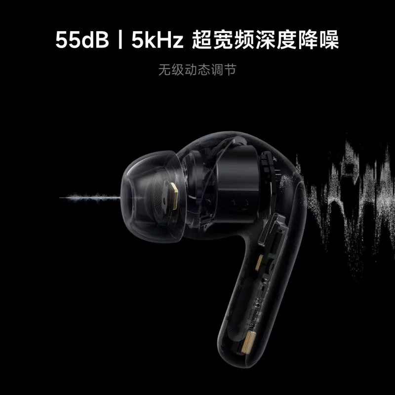 Наушники с шумоподавлением и записью Xiaomi Buds 5 Pro внутриканальные Bluetooth-хедфоны с переводом