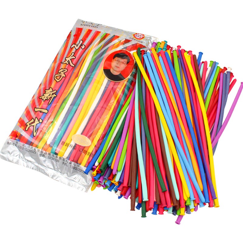 Long strip balloon thickened little prince magic balloon animal weaving shape children's toy balloon rainbow bridge decoration
