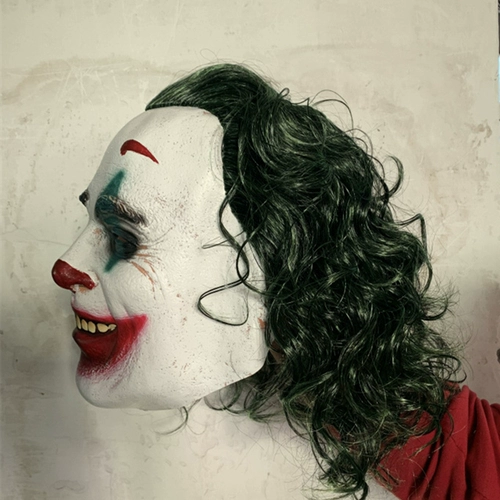 小丑面具 Бэтмен Темные Рыцари Латекс Маска Хислай Джокер Хед Худ Кос Гером