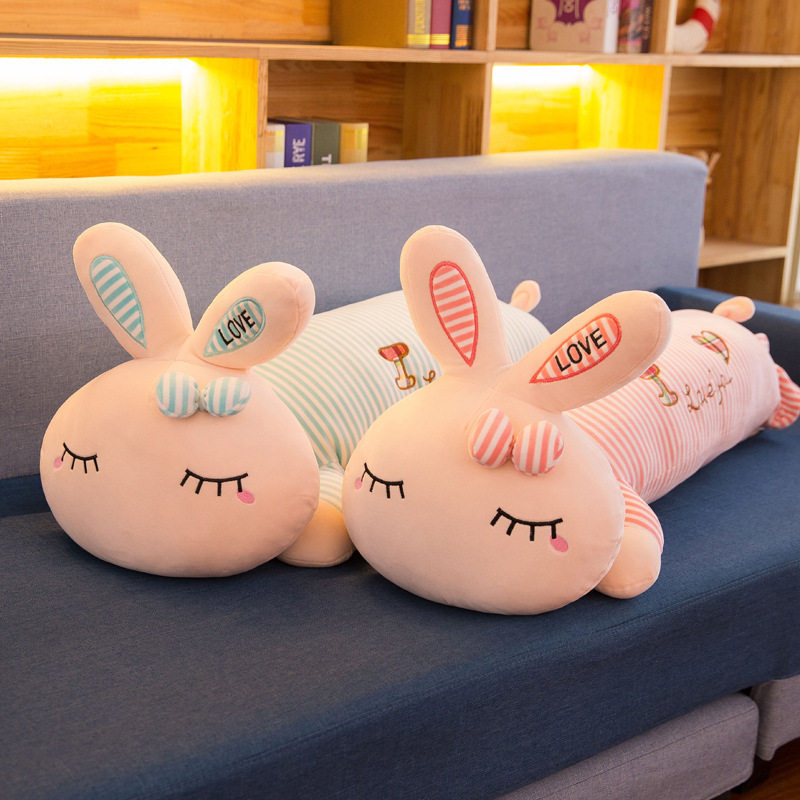 520 Valentine's Day Cute Rabbit Plush Doll Lying Rabbit Doll Girls Birthday Gift Rabbit Rabbit Pillow