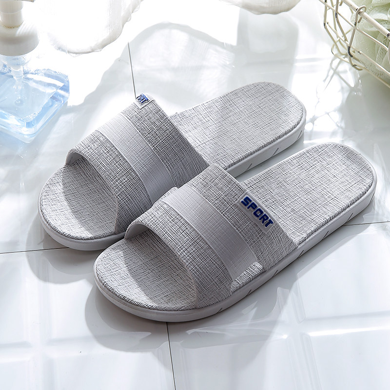 Day Style Slippers Men's Home Summer Couples Bathroom Deodorant Anti-Slip Bath 2021 New Cool Slippers Women Wear