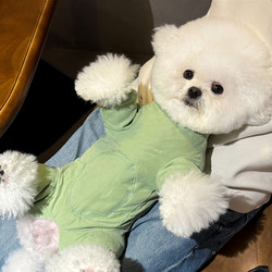 Pet All-Inclusive Cotton Coat to Protect the Belly, Four-Legged Clothes for Teddy, Bichon, Pomeranian, Yorkshire, Autumn and Winter Dog Clothes