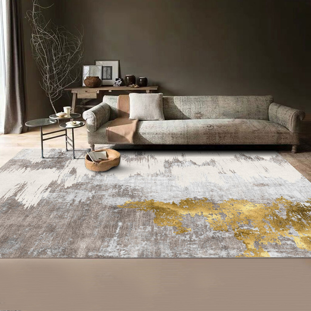 Light luxury carpet living room modern simple high-end Nordic tea tailored tea tailored bedroom custom mat