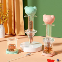 Baby medicine feeding artifact anti-choking baby medicine feeder dropper type drinking water childrens straw taking medicine newborn medicine filling device