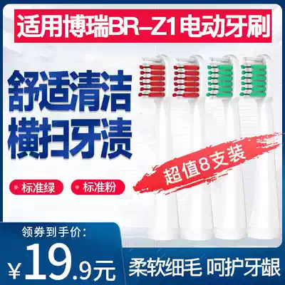 Electric toothbrush brush head for bouui platinum Ralu prabi BR-Z1 replacement BR-X1 x6 universal TB-012