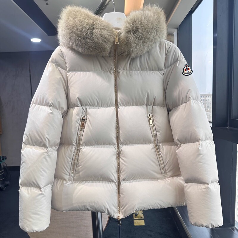Lair Real Fox Fur Collar A-Line down Jacket Loose Doll Style Matte Luxury Brand Light Luxury 90% Goose down Jacket for Women Lair Real Fox Fur Collar A-Line down Jacket Loose Doll Style Matte Luxury Brand Light Luxury 90% Goose down Jacket for Women