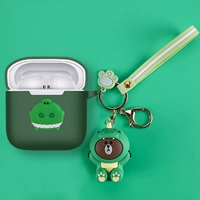 Demon Green Shell Patch Big Head Dinosaurs+зеленый медведь