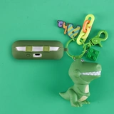 Honor, huawei, защитный чехол, беспроводные наушники, силиконовый мультяшный динозавр, подвеска, bluetooth