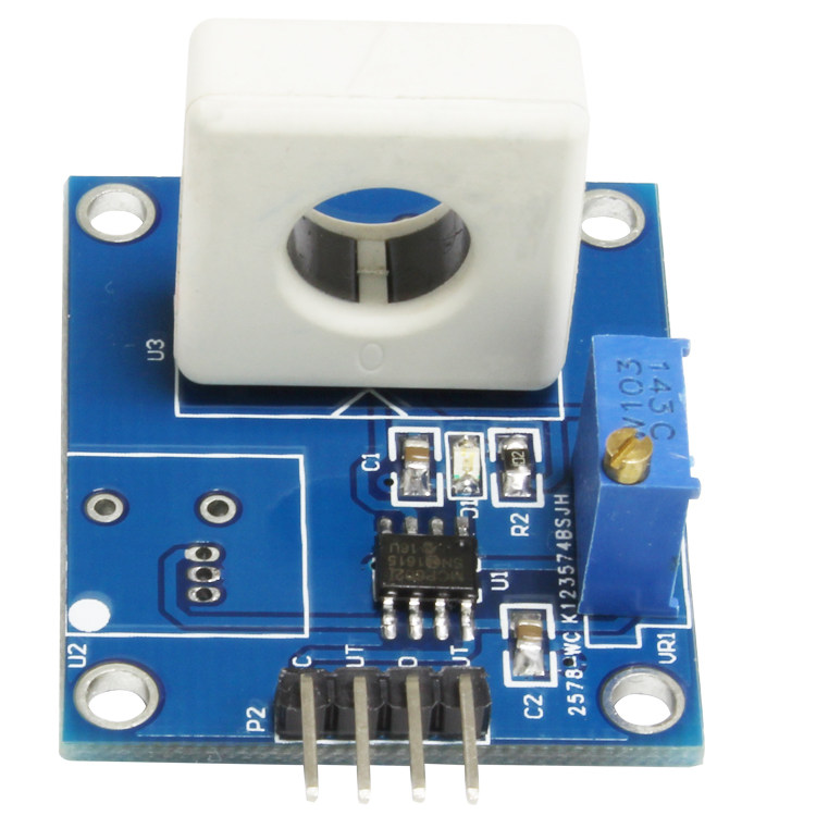 WCS1800 Hall current sensor detects 35A short circuit overcurrent protection module sensor