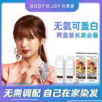 BodyInJoy flowers and fruits in the bubble hair dye cream plant at home dyeing womens two sets