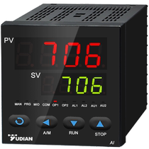 Yudian temperature acquisition module multi-channel sensor detection alarm rail installation thermostat ai-7240 7248