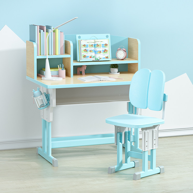 Children's Learning Table Middle School School Desk Set Household Desk Simple Lifting Kids Desk Set