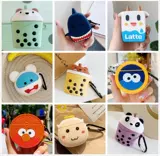 Apple, Tide, силиконовый милый защитный чехол, наушники, набор, беспроводная совместимая коробка с зарядкой, 2, bluetooth