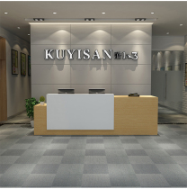 Simple office front desk company reception desk shop cashier counter service consultation bar desk