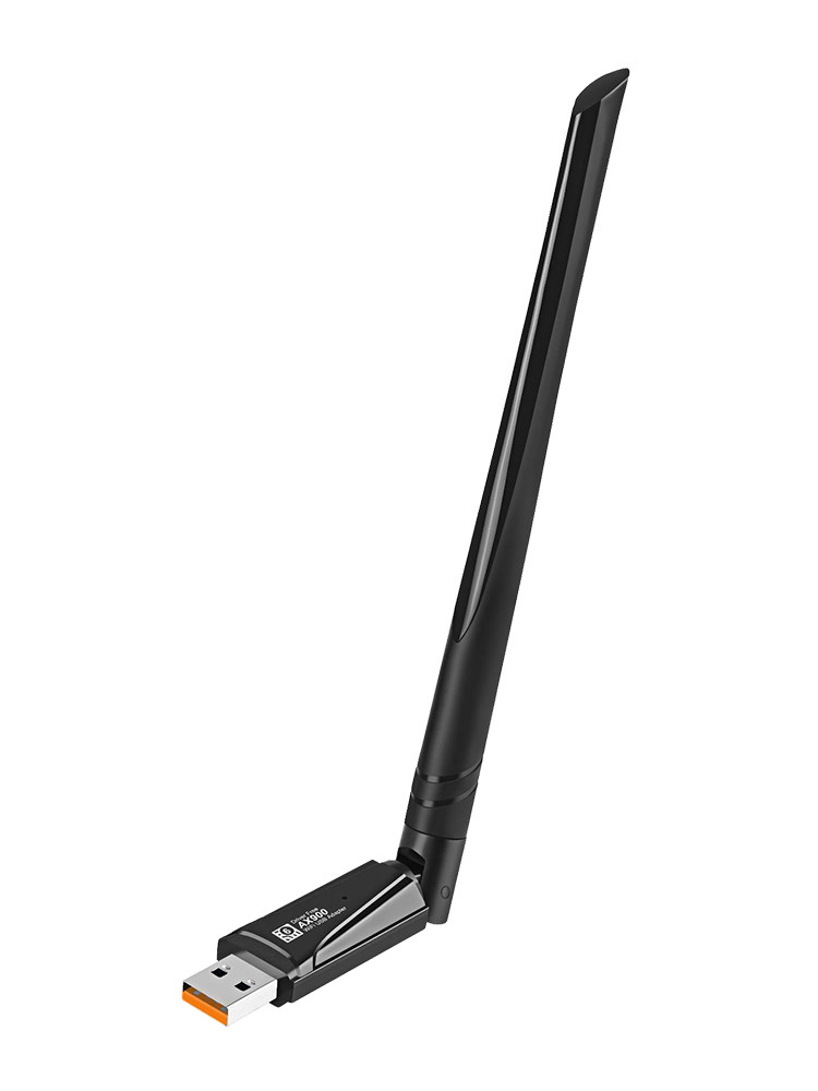 Longqi Driver-Free Wifi6 Wireless Network Card USB High Gain Desktop Laptop Portable Wifi Transmitter Receiver Plug and Play 300m Mini Network Signal Connection Hotspot