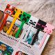 Mc Minecraft Peripheral Bookmarks Creeper Enderman Little Bee Bookmark Children's Gift Birthday Gift