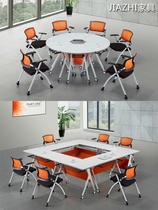 Folding Training Table Adults College Students Educational Institution Splicing Activity Room Multifunction Double Desk Six Table