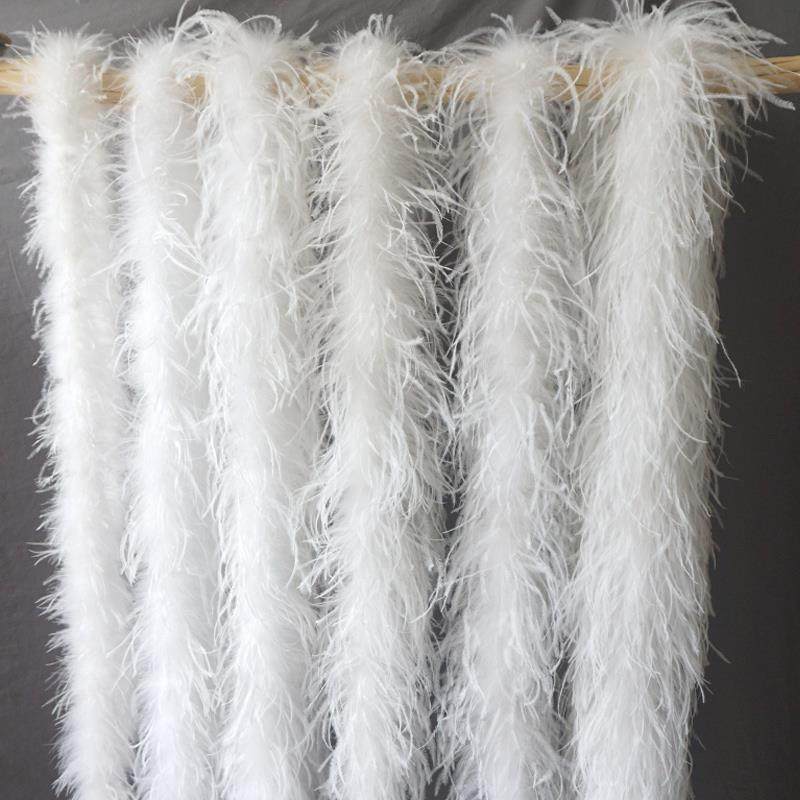 Multilayer Encryption Plus Coarse Ostrich Feather Brushed Bar Hump Brush Bar Dance Suit Dress Fashion Diy Handmade Clothing-Taobao