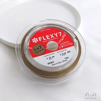 Бронзовая медная стальная проволка, шелковые нитки, 0.3mm, 1м