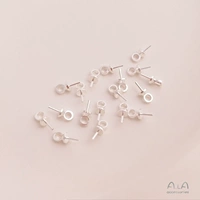 T16-3 Держатель для бусин из чистого серебра (10 шт.)