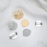 Безопасная брошь, булавка ручной работы, иголка, базовый аксессуар на лацкан, аксессуары, 14 карат