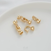 K281-9 E модель 14K позолота 2 шт./1 комплект инкрустация цирконием маленький размер