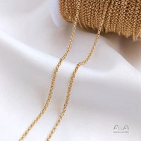 L1-8 Жемчужная цепочка 𫔀 1,5 мм 1 метр может быть оснащен отверстием 0,5 мм 𫔭 кольцо для рта