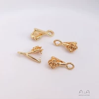 A款5x12mm玫瑰花夹扣 1个