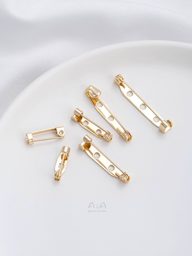 Булавка, брошь, защитное белье ручной работы, аксессуар для волос на лацкан, 14 карат, «сделай сам»