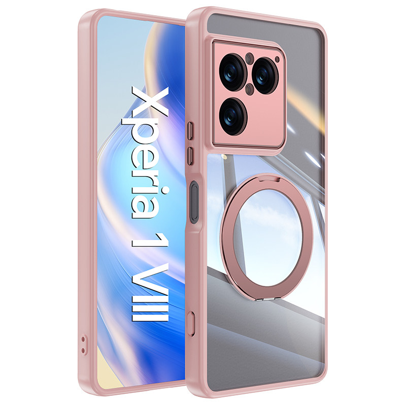 1 VIII 360 Rotating Kickstand with Metal Buttons 19 Sony Xperia Phone Case
