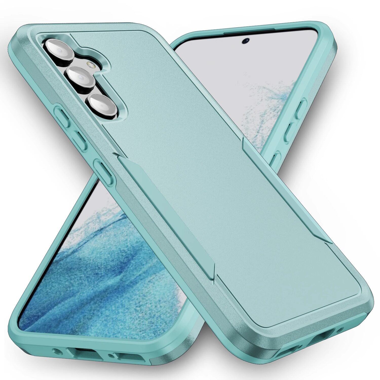 Navy Blue Rugged Armor | Heavy Duty Tactical Protection Samsung Phone Case