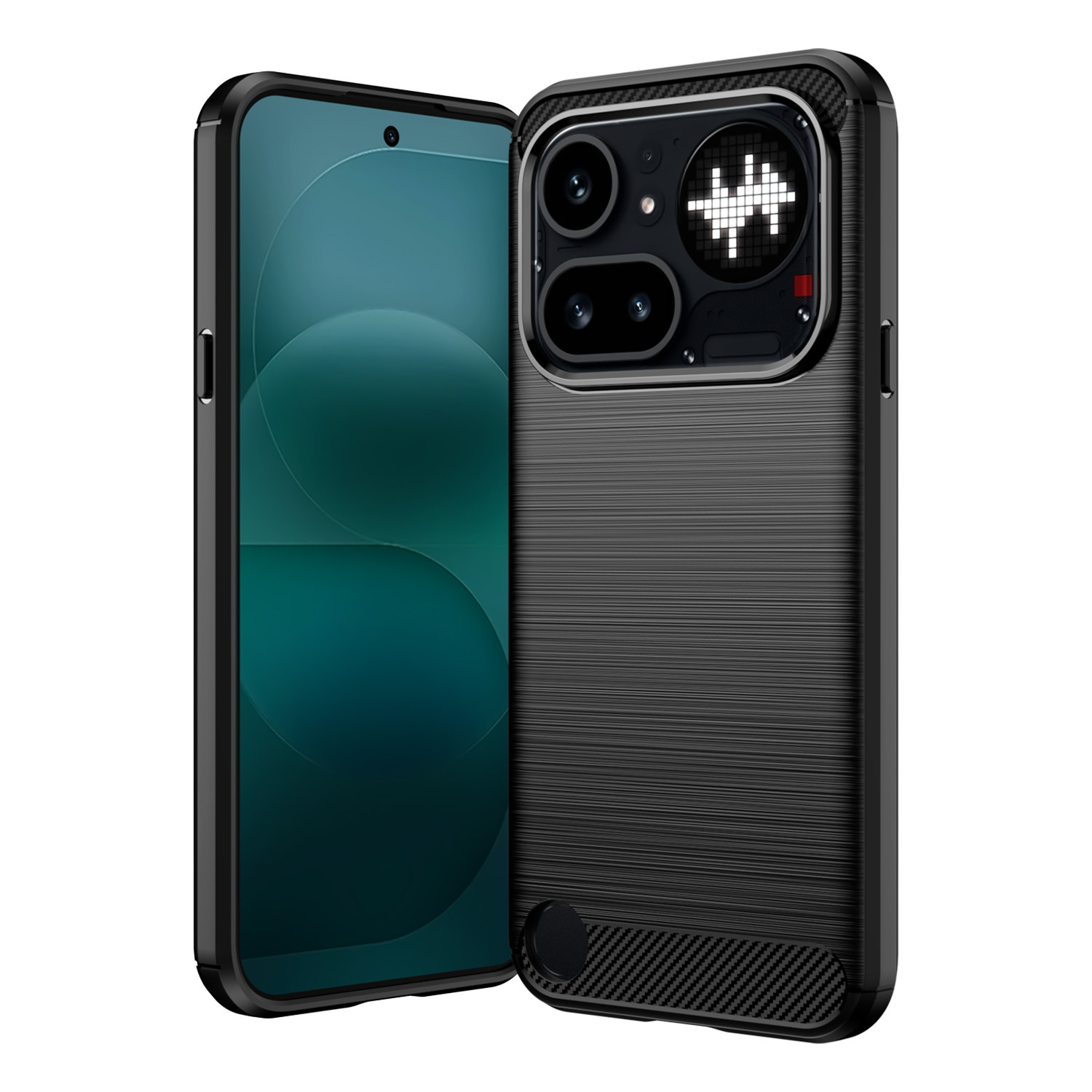 CMF Design Brushed Carbon Fiber Nothing Phone Case