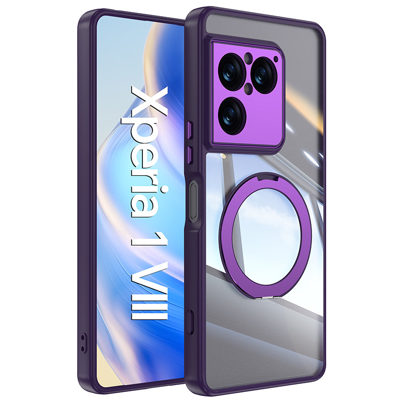 1 VIII 360 Rotating Kickstand with Metal Buttons 19 Sony Xperia Phone Case