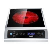 Luopai cuisinière électrique commerciale en céramique 3500W sautée cuisinière de bureau haute puissance domestique cuisinière à ondes lumineuses intelligente nouvelle cuisinière à induction