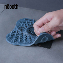 Deodorant floor drain cover Toilet Bathroom Simple household cleaning Pressing suction cup Sewer garbage Hair filter