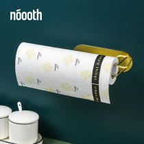 Paper towel rack Wall-mounted non-perforated creative multi-functional lazy rag roll paper rack Household storage kitchen paper towel rack